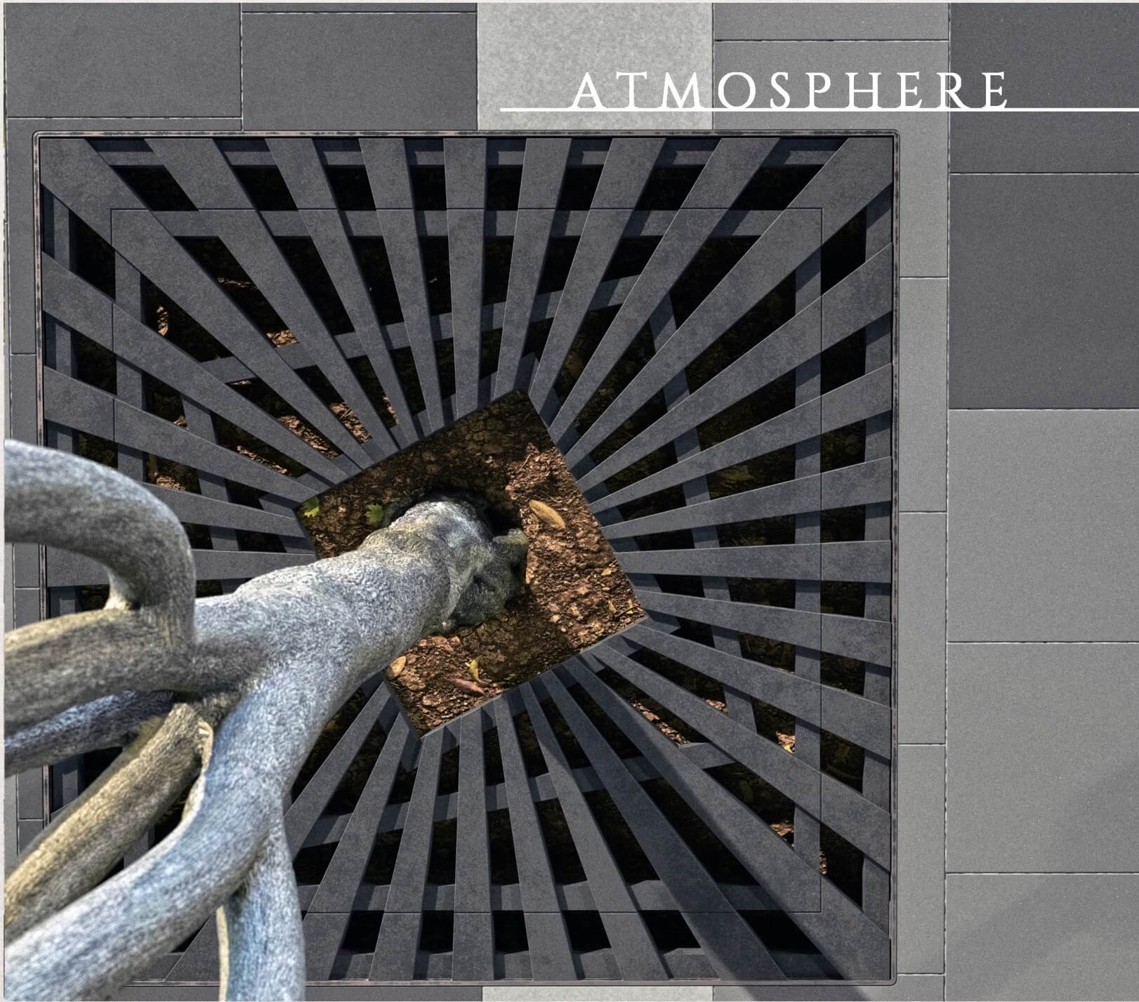 Приствольная решетка для дерева ZKING ATMOSPHERE 1.2х1.2м Черная в Октябрьском фото