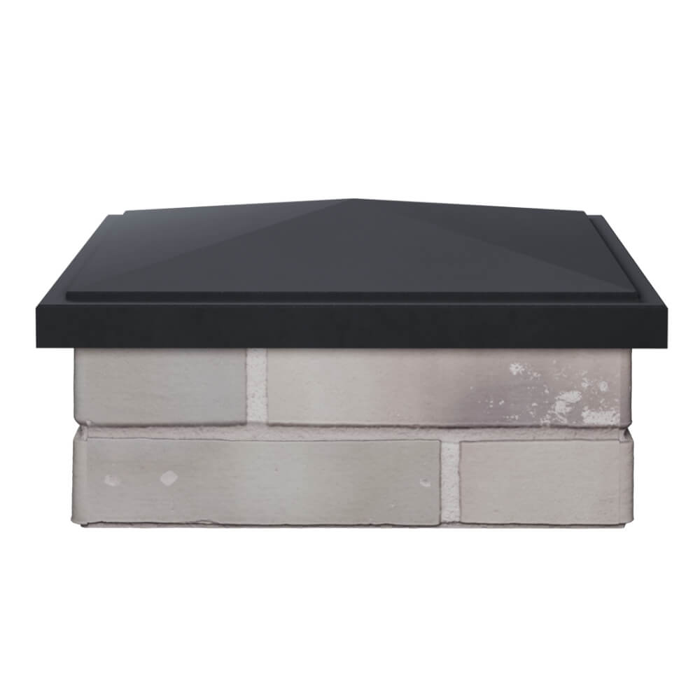 Колпак Zking БонаМоно Серый на столб 1.5х1.5 кирпича (385х385, 400х400мм) Октябрьский фото