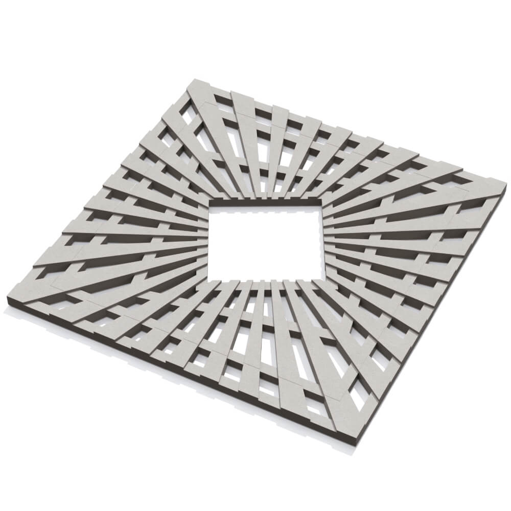 Приствольная решетка для дерева ZKING ATMOSPHERE 1.2х1.2м Бежевая в Октябрьском фото