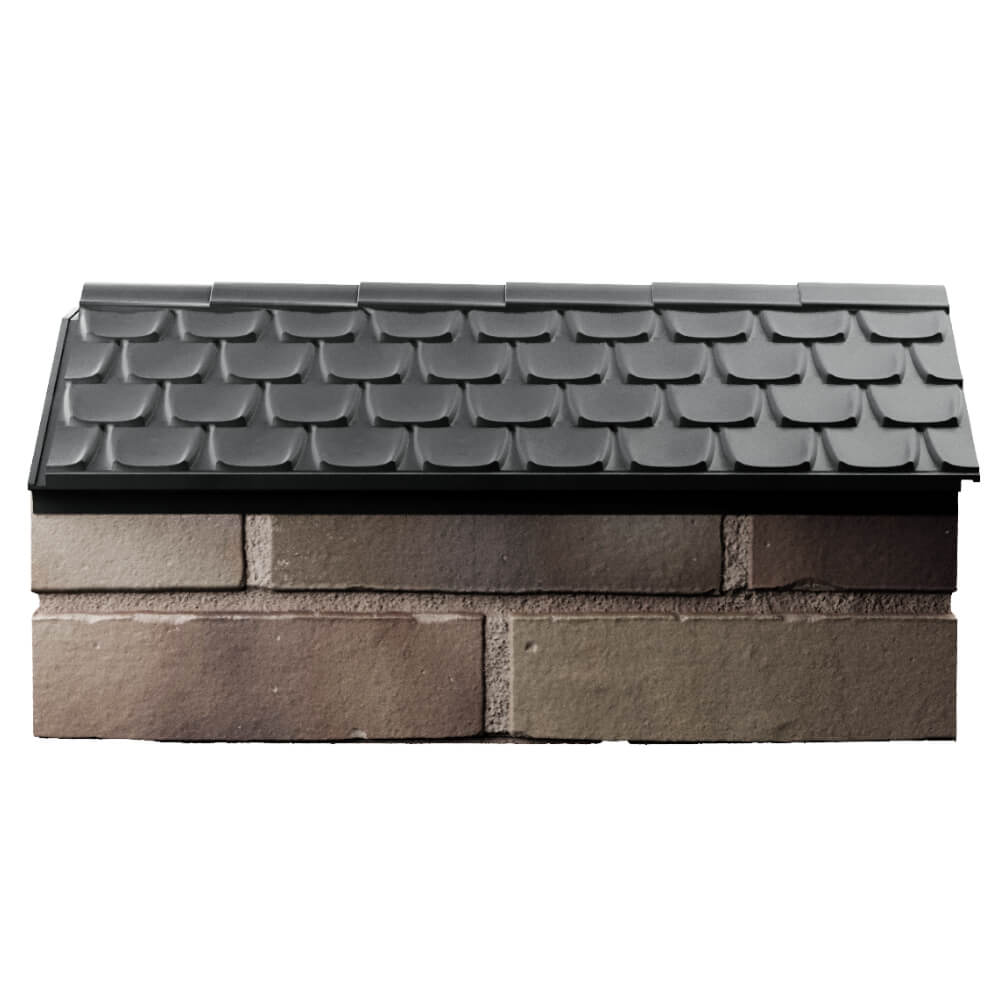 Парапет Zking Эльбрус Серый с посадкой на 1 кирпич (255мм) в Октябрьском фото
