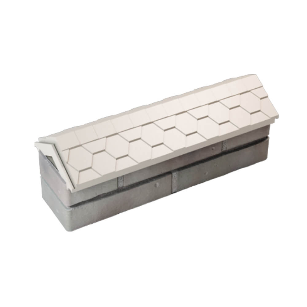 Парапет Zking Эверест Бежевый с посадкой на 0.5 кирпича (130мм) в Октябрьском фото