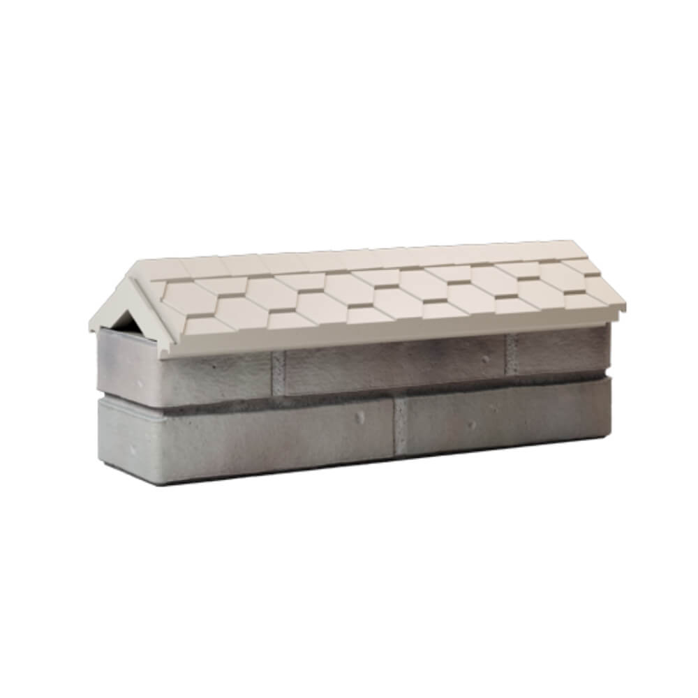 Парапет Zking Эверест Бежевый с посадкой на 0.5 кирпича (130мм) Октябрьский фото