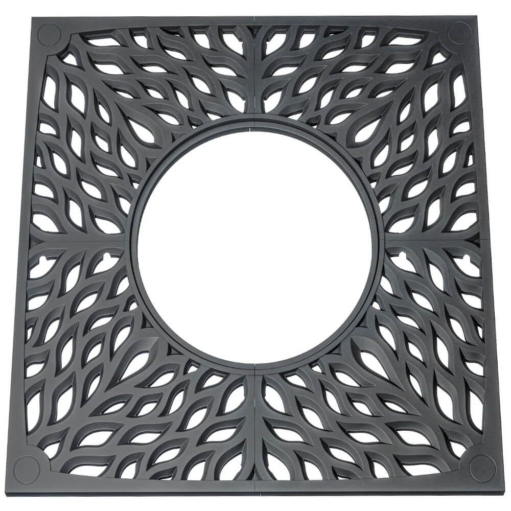 Приствольная решетка для дерева ZKING CRUST 2х2м Черная Октябрьский фото