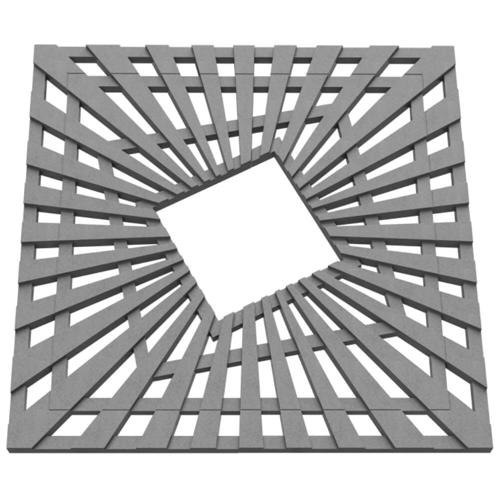 Приствольная решетка для дерева ZKING ATMOSPHERE 1.2х1.2м Серая в Октябрьском фото