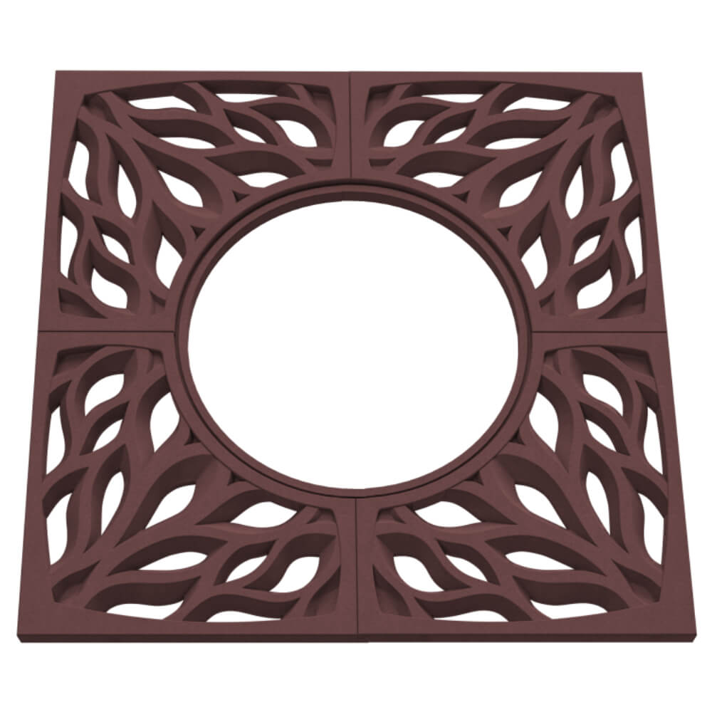 Приствольная решетка для дерева ZKING CRUST 1.2х1.2м Коричневая в Октябрьском фото