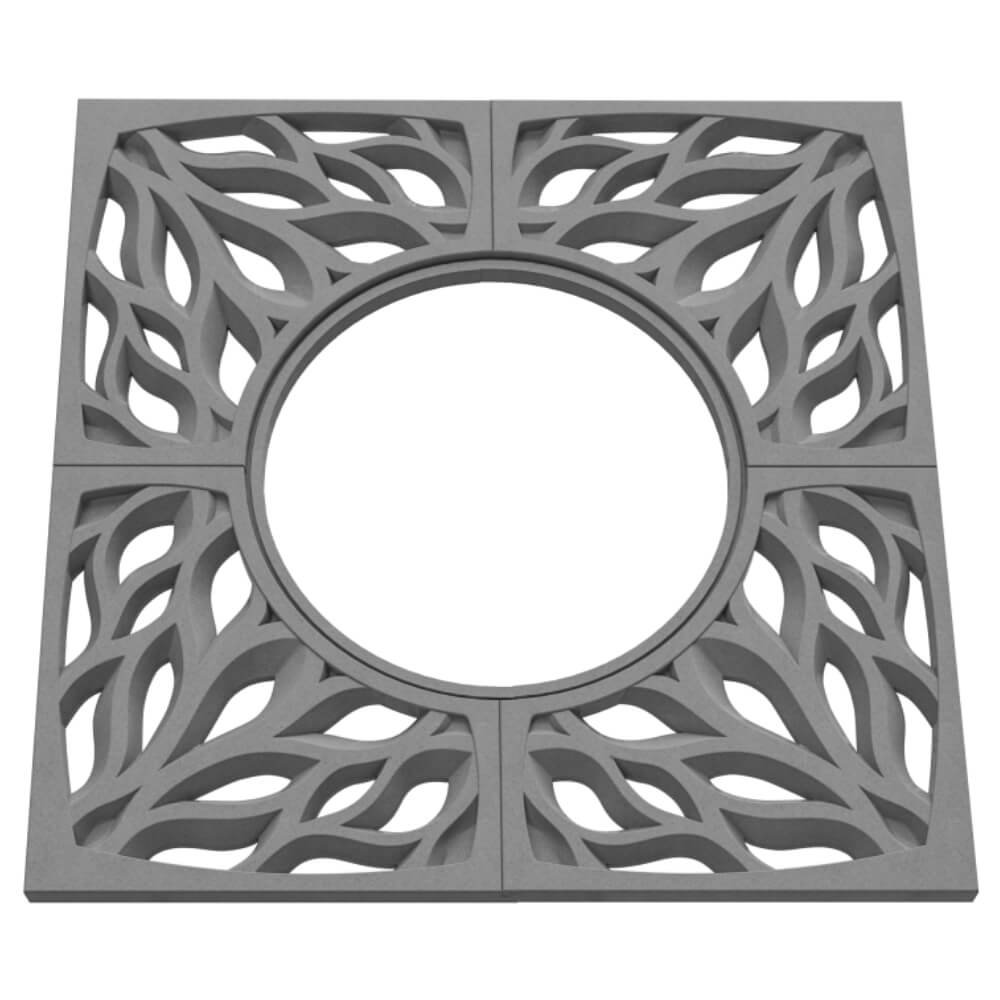 Приствольная решетка для дерева ZKING CRUST 1.2х1.2м Серая в Октябрьском фото