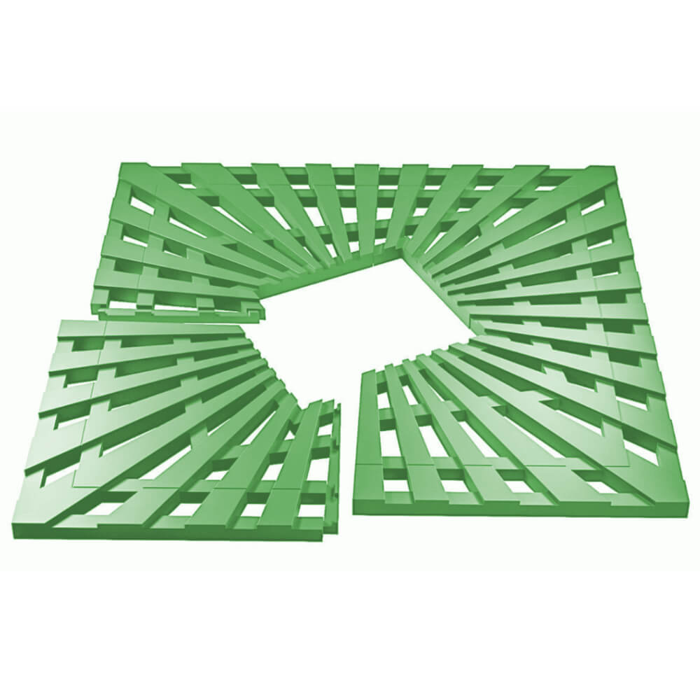 Приствольная решетка для дерева ZKING ATMOSPHERE 1.2х1.2м Зеленая в Октябрьском фото