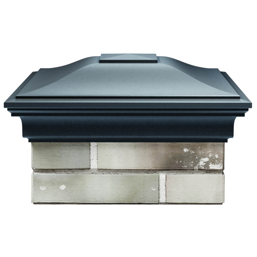 Колпак Zking Монблан Серый на столб 1.5х1.5 кирпича (385х385мм) Октябрьский фото