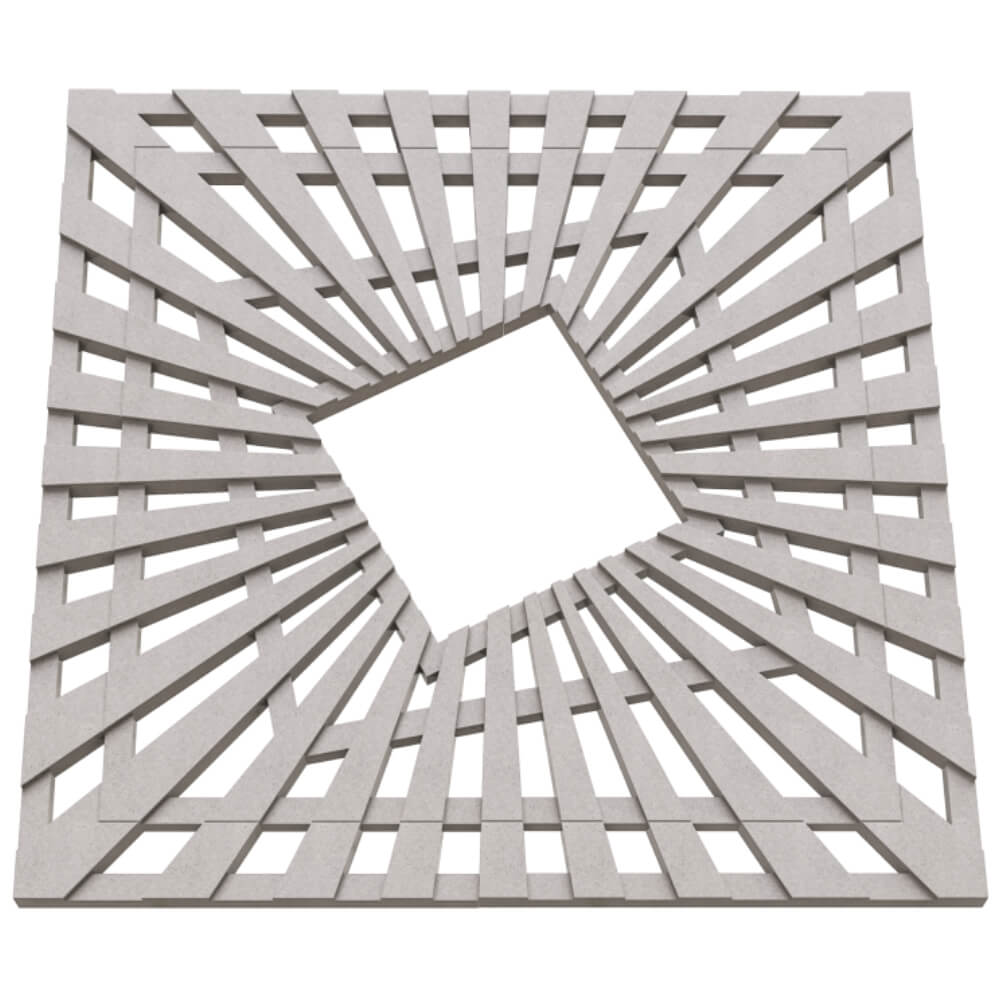 Приствольная решетка для дерева ZKING ATMOSPHERE 1.2х1.2м Бежевая в Октябрьском фото