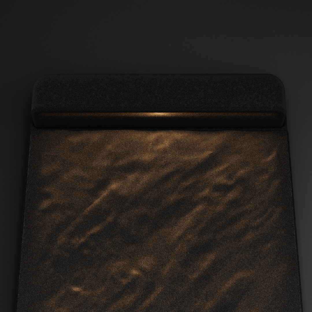 LED Светильник для шаговой плиты STONE Черный Сланец 330х75х98мм в Октябрьском фото