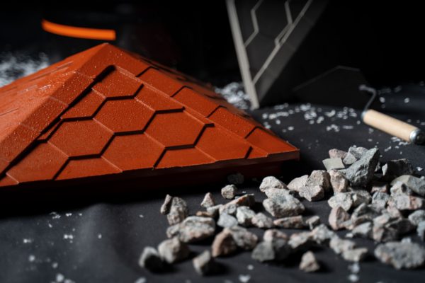 Колпак Zking Эверест Красный на столб 1.5х1.5 кирпича (390х390мм) в Октябрьском фото