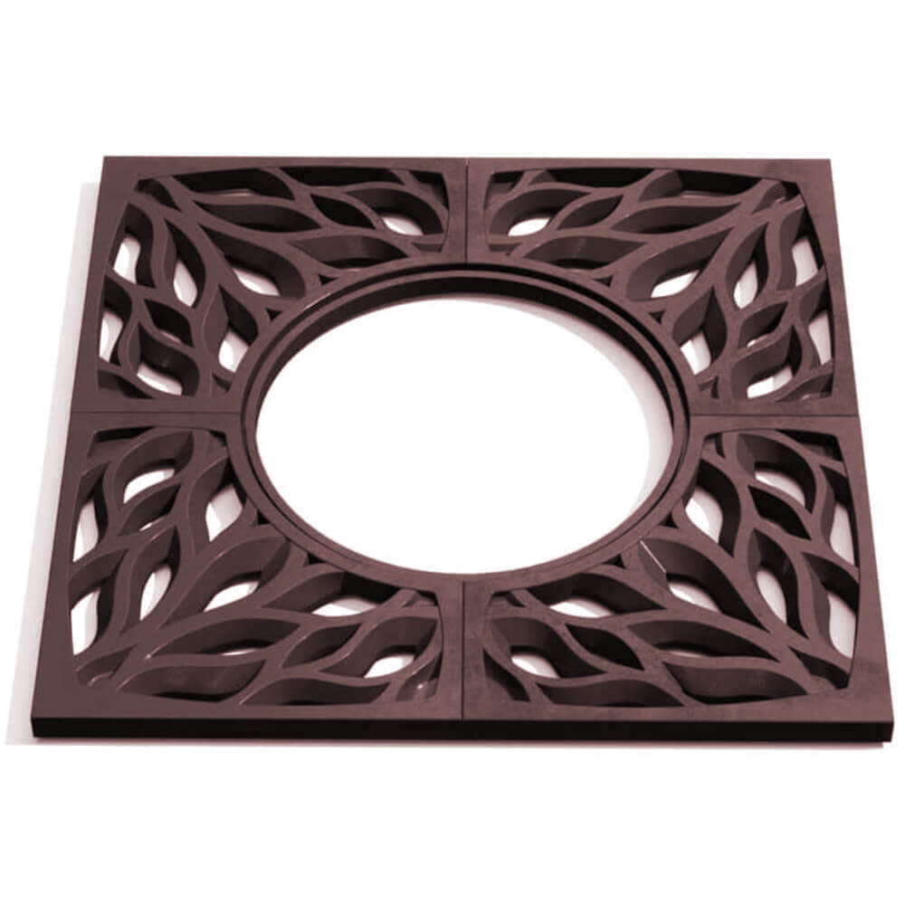 Приствольная решетка для дерева ZKING CRUST 1.2х1.2м Коричневая Октябрьский фото