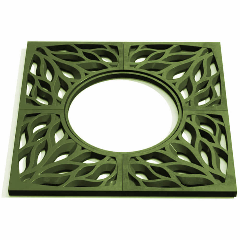 Приствольная решетка для дерева ZKING CRUST 1.2х1.2м Зеленая Октябрьский фото