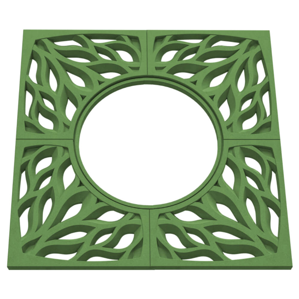 Приствольная решетка для дерева ZKING CRUST 1.2х1.2м Зеленая в Октябрьском фото