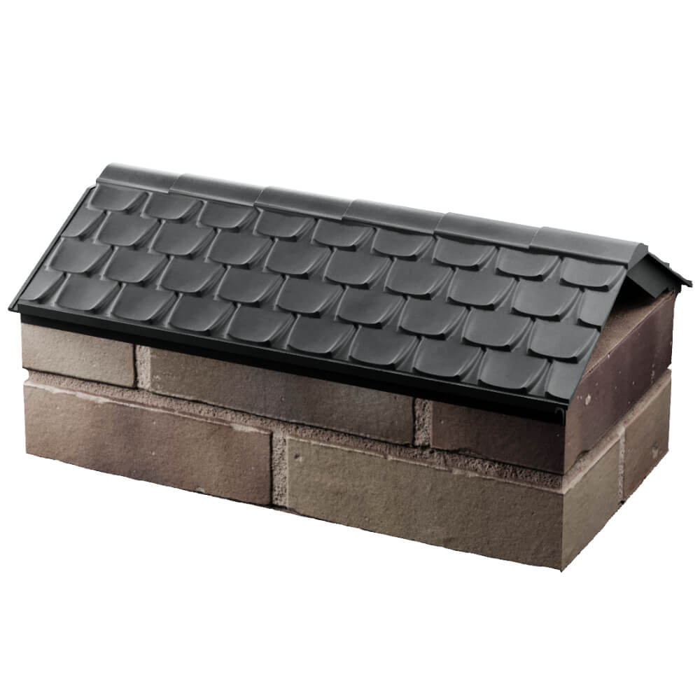 Парапет Zking Эльбрус Серый с посадкой на 1 кирпич (255мм) в Октябрьском фото