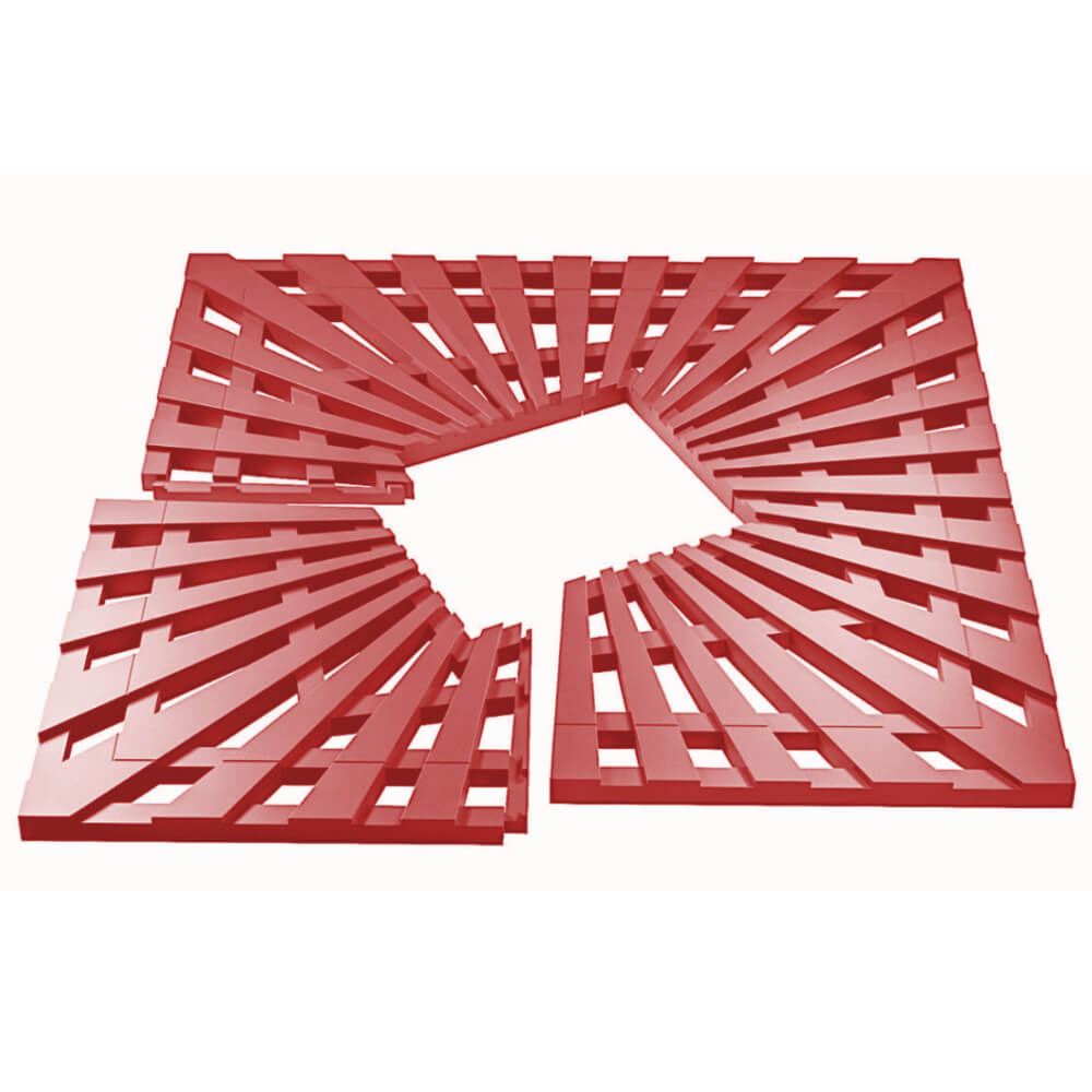 Приствольная решетка для дерева ZKING ATMOSPHERE 1.2х1.2м Красная в Октябрьском фото