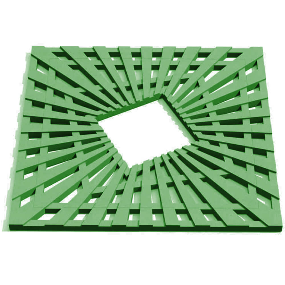 Приствольная решетка для дерева ZKING ATMOSPHERE 1.2х1.2м Зеленая Октябрьский фото