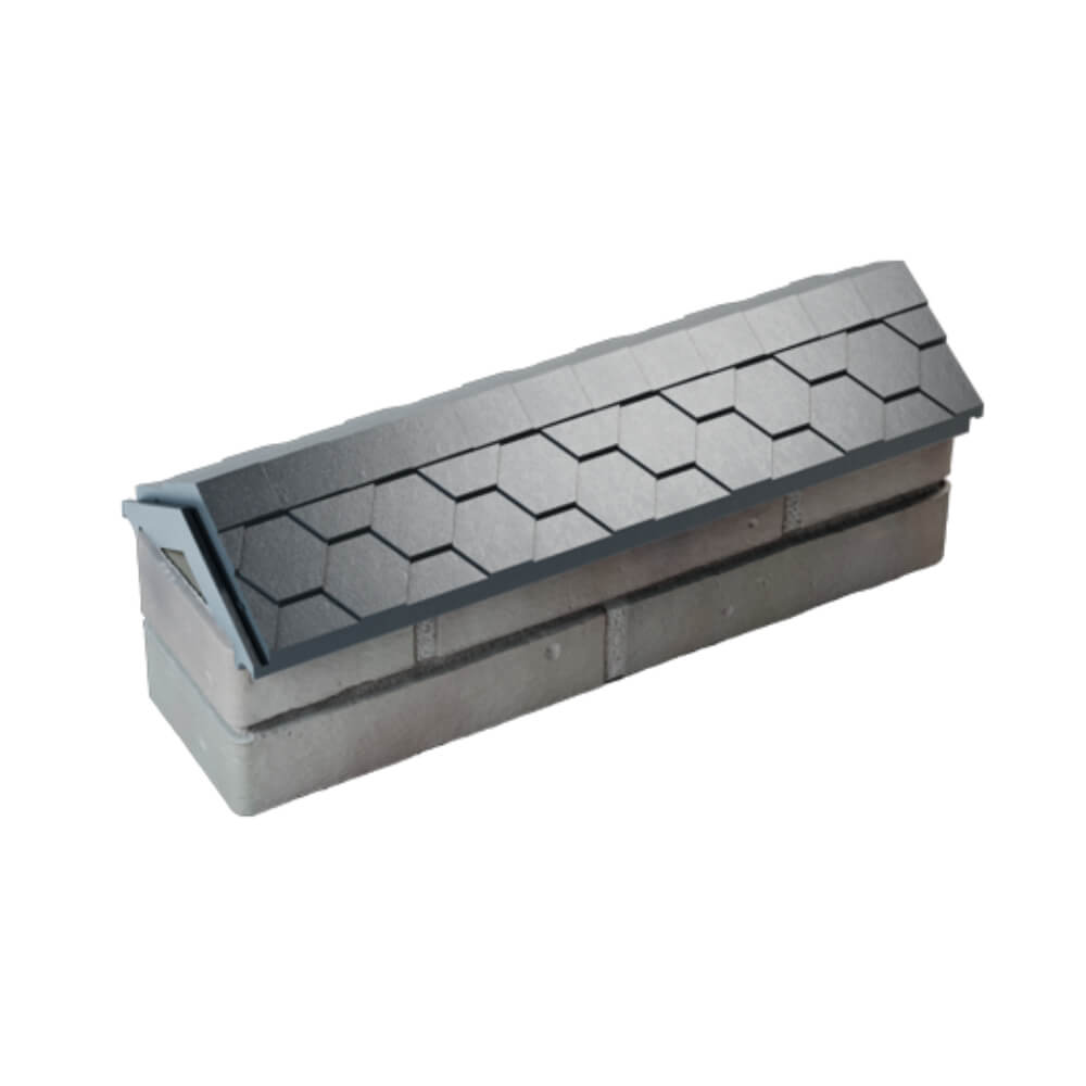 Парапет Zking Эверест Серый с посадкой на 0.5 кирпича (130мм) в Октябрьском фото