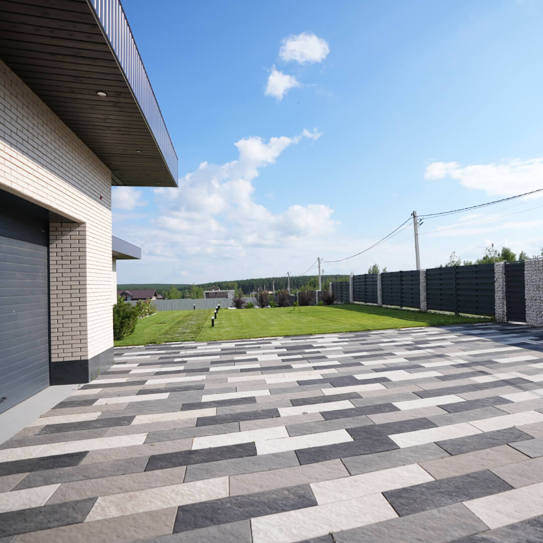 Шаговая плита STONE Черный Сланец 990х330х55мм в Октябрьском фото